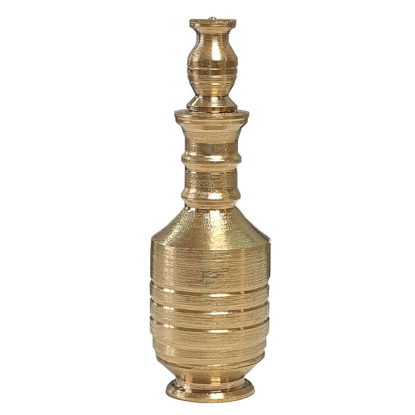 Brass Surma Dani Container for Keeping Kohl (x2)