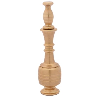 Brass Surma Dani Container for Keeping Kohl (x2)