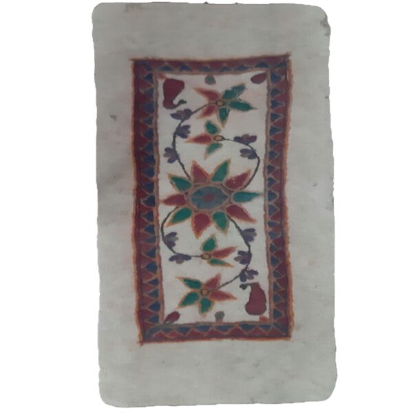 Persian Wool Felt Rug 100% Natural and Handmade Floral Design