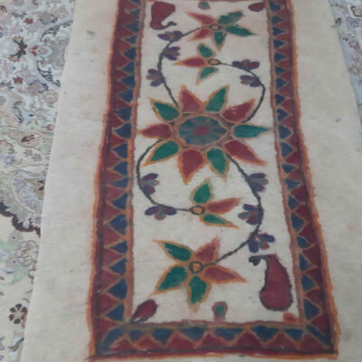 Persian Wool Felt Rug 100% Natural and Handmade Floral Design