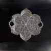 Persian Filigree Copper Tray Artisanal Decorative