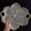 Persian Filigree Copper Tray Artisanal Decorative
