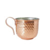 Persian Copper Cup - Handcrafted with Handle for Cold Drinks - Hammered Shahin