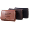 Persian Leather Trifold Wallet Handcrafted Model Folding