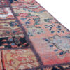 Vintage Persian Hand-Knotted Patchwork Carpet Geometric
