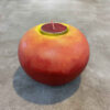 Persian Pottery Candlestick Handmade with Apple Design