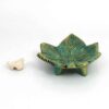 Persian Pottery Candlestick Handmade with Leaf & Bird Design