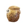 Persian Pottery Candlestick Handmade with Owl Design