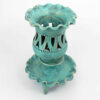 Persian Pottery Candlestick Handmade with Tulip Design