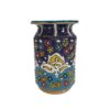 Handmade Persian Pottery Makeup Brush Holder with MinaKari Art