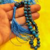Persian Neyshabur Turquoise Rosary: Crafted with 33 Prayer Beads Tasbih