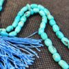 Persian Neyshabur Turquoise Rosary: Crafted with 33 Prayer Beads Tasbih