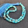 Persian Neyshabur Turquoise Rosary: Crafted with 33 Prayer Beads Tasbih