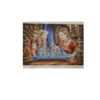 Hand-Knotted Persian Pictorial Rug from Tabriz Depicting Mother & Daughter Playing Chess