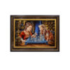Hand-Knotted Persian Pictorial Rug from Tabriz Depicting Mother & Daughter Playing Chess
