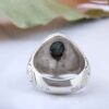 Persian Neyshabur Turquoise Silver Ring Handcrafted II