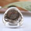 Persian Neyshabur Turquoise Silver Ring Handcrafted AM_4571