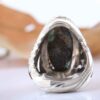 Persian Neyshabur Turquoise Silver Ring Handcrafted for Men