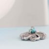 Persian Silver Pendant Classic with Neyshabur Turquoise