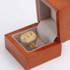 Sterling Silver Lion Face Engraved Signet Ring for Men