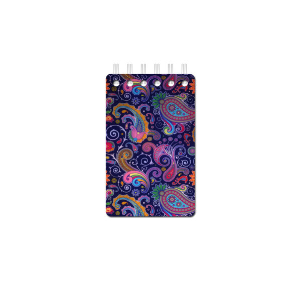 Persian Mini Notepad – Paisley Design (50 Pages), Compact Writing Pad