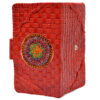 Persian Woven Leather Wallet for Women with Pateh Design