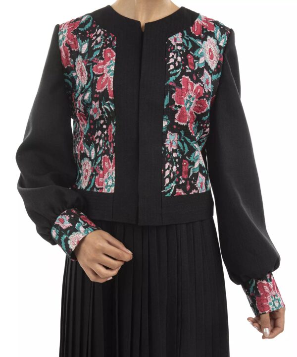 Persian Women's Short Manto with Floral Design