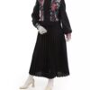 Persian Women's Short Manto with Floral Design