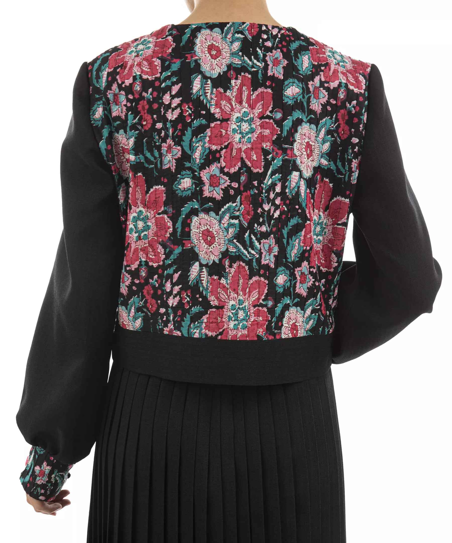 Persian Women’s Short Manto with Floral Design