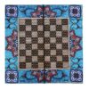 Persian Inlaid Wooden Marquetry Chess Board with Traditional Design