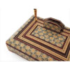 Handcrafted Persian Wooden Pen Holder for Desk - Elegance Khatamkari Art