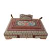 Handcrafted Persian Wooden Pen Holder for Desk - Elegance Khatamkari Art, Floral Design