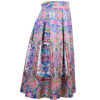 Pink Persian Pleated Skirt Tile Design for Women