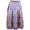 Pink Persian Pleated Skirt Tile Design for Women
