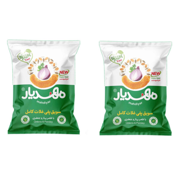 Iranian Sooyegh - Legume Puff Snack with Onion & Parsley Flavor, 50 gr (15x)