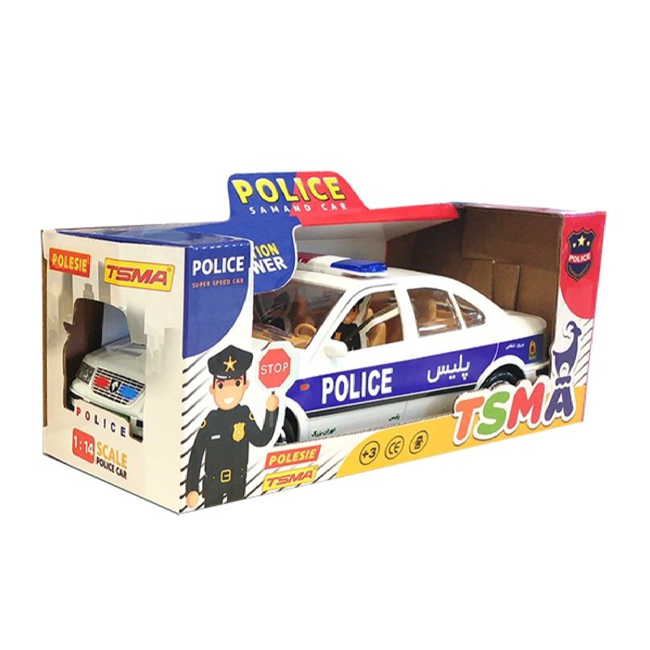 Iranian Police Toy Car Model Samand 101CDE