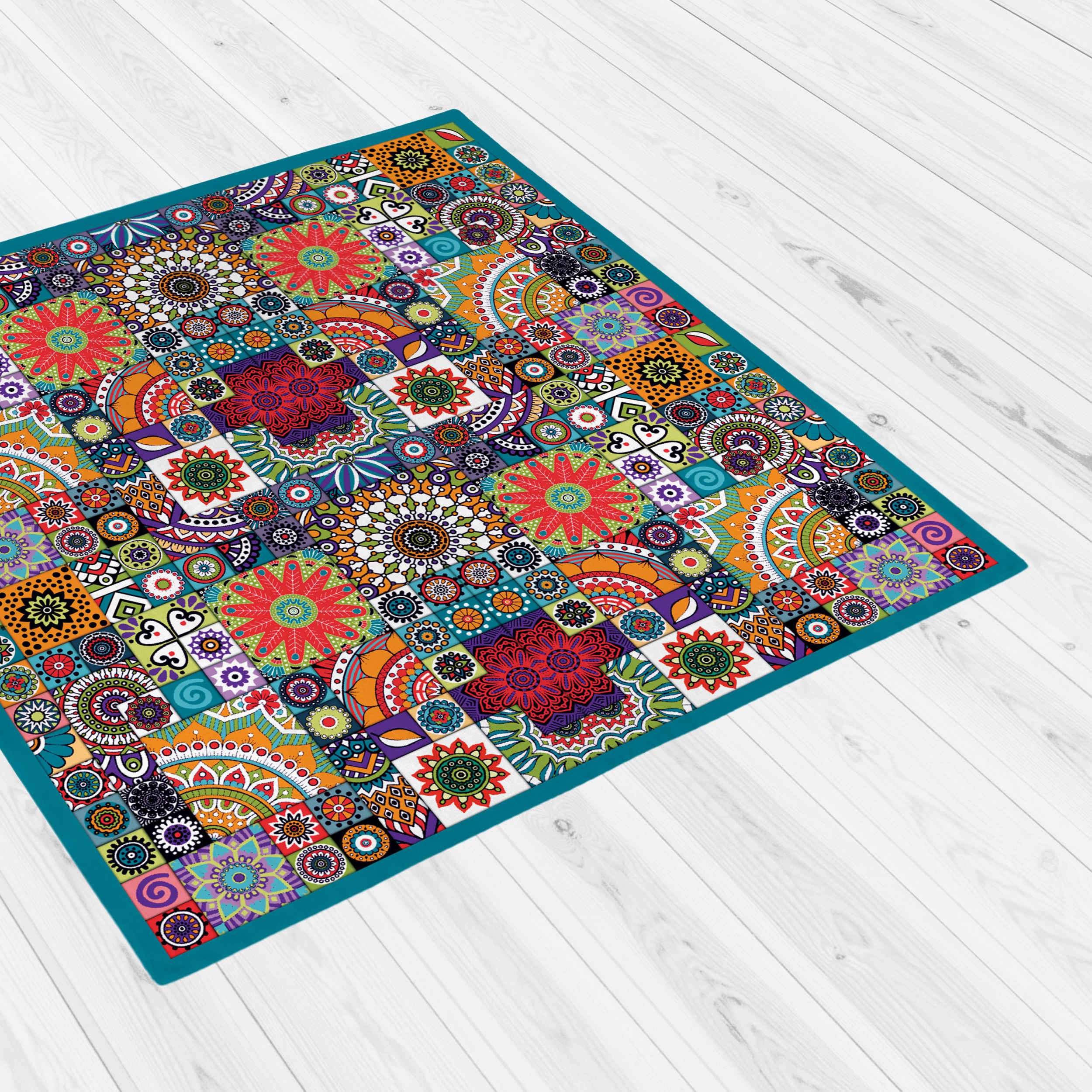 Printed Tablecloth with Traditional Design