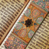 Artistic Persian Inspired Wooden Bookmark Traditional Design