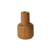 Handcrafted Wooden Mini Flower Vase Made from Natural Solid Wood for Home Decor