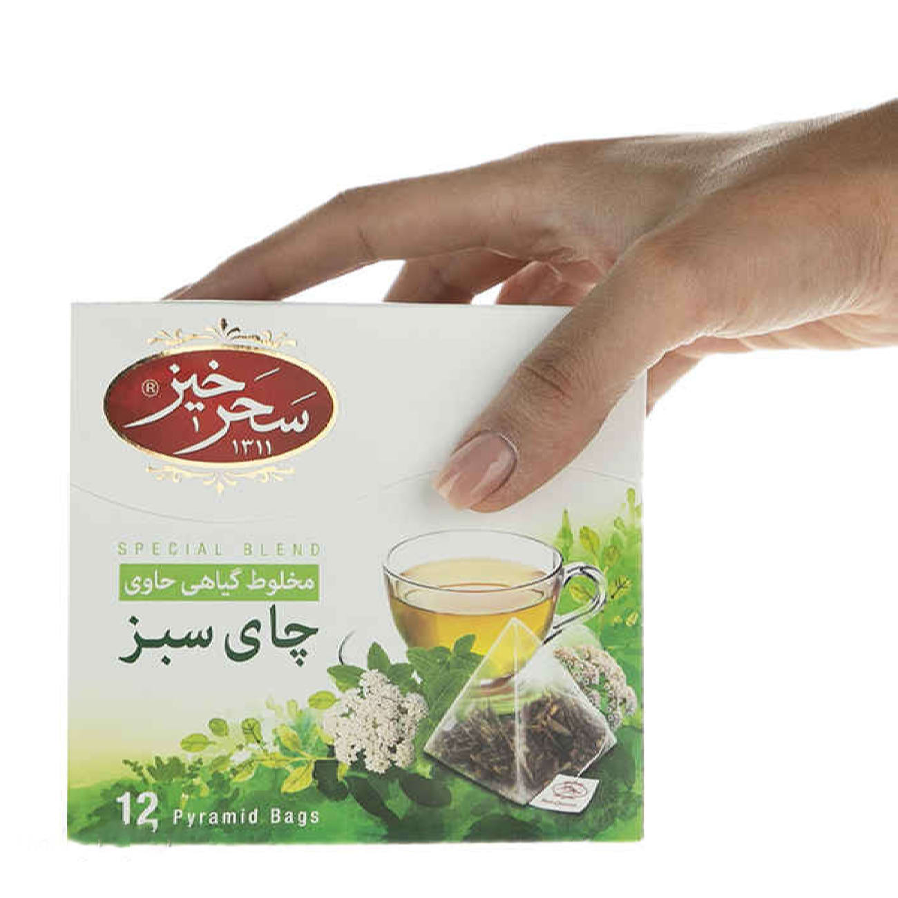 Saharkhiz Mixed Herbal Flavored Green Tea (7x)