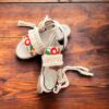 Slingback Flat Sandals Hand-embroidered Boho Design