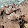 Slingback Flat Sandals Handcrafted with Boho Design