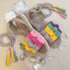 Slingback Sandals Handcrafted with Boho Design Model Adonis