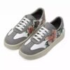 Graffiti Print Sneakers - Women's Chic Casual Shoes Model Rose