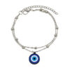 Steel Cheshm Nazar Layered Anklet Model Phosphorescent