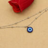 Steel Cheshm Nazar Layered Anklet Model Phosphorescent