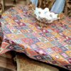 Tablecloth Inspired by Persian Kilim with PVC Fabric