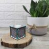 Persian Wooden Cube Tealight Holder Eslimi