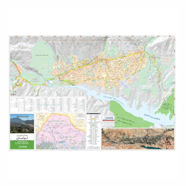 Tourist Map of Lavasan (Naqshe-ye Gardeshgari-e Lavasan)