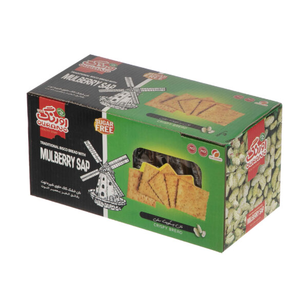 Persian Dried Bread - Traditional Persian Biscuit Dried Bread with Mulberry Sap 460 gr (3x)